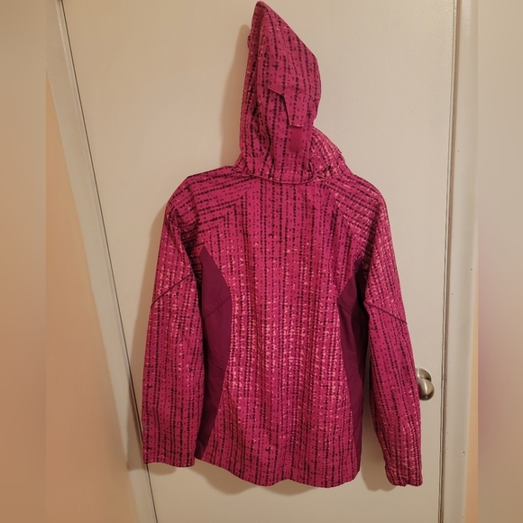 Columbia Jacket Omni Shield Pink HoodedJacket SpringCoat Youth Barbiecore Easter - Picture 2 of 12